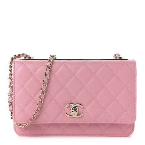 pink chanel woc|Chanel wallet on chain price.